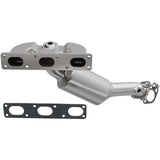 California Manifold Catalytic Converter MagnaFlow Exhaust Products Catalytic Converter with Integrated Exhaust Manifold  AXOPROS