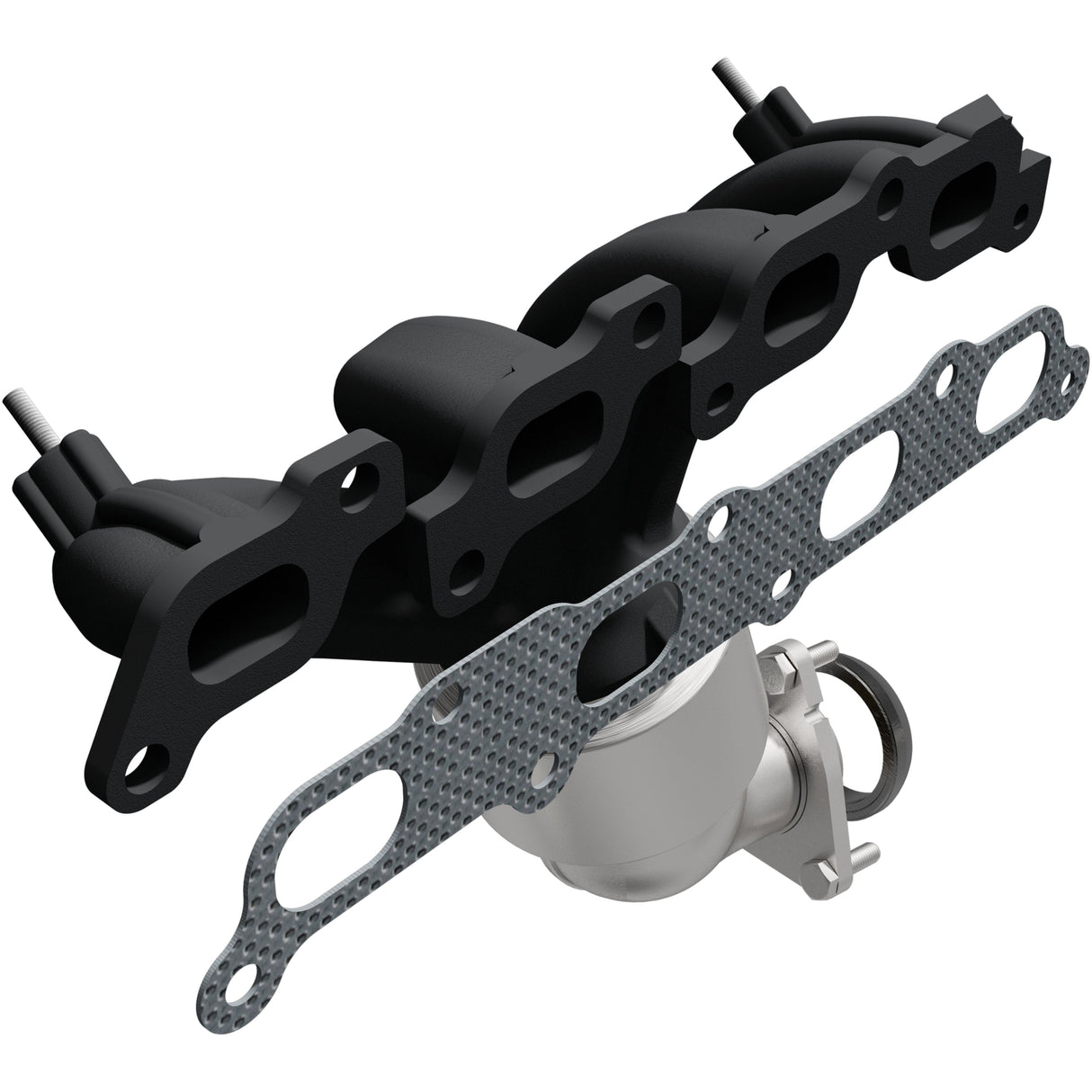 California Manifold Catalytic Converter MagnaFlow Exhaust Products Catalytic Converter with Integrated Exhaust Manifold  AXOPROS