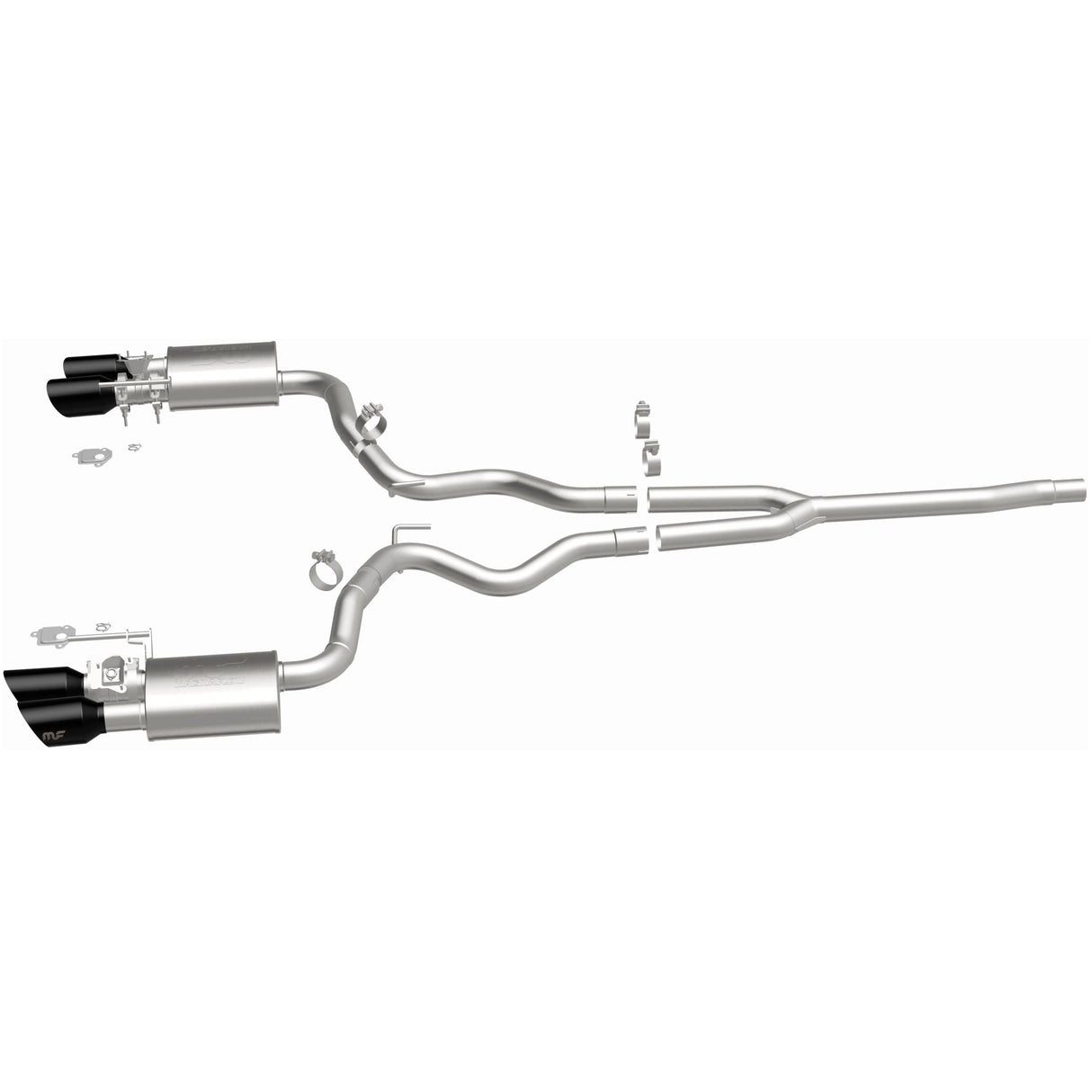Competition Series Black Chrome Tips Cat-Back System MagnaFlow Exhaust Products Exhaust System Kit  AXOPROS