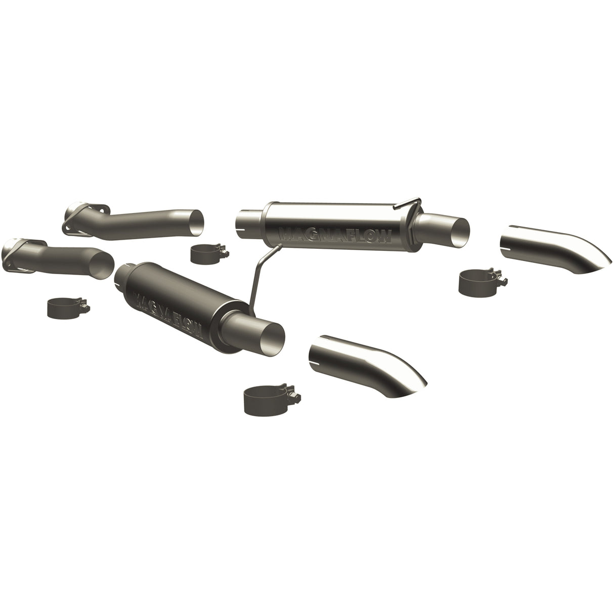 Competition Series Stainless Cat-Back System MagnaFlow Exhaust Products Exhaust System Kit  AXOPROS