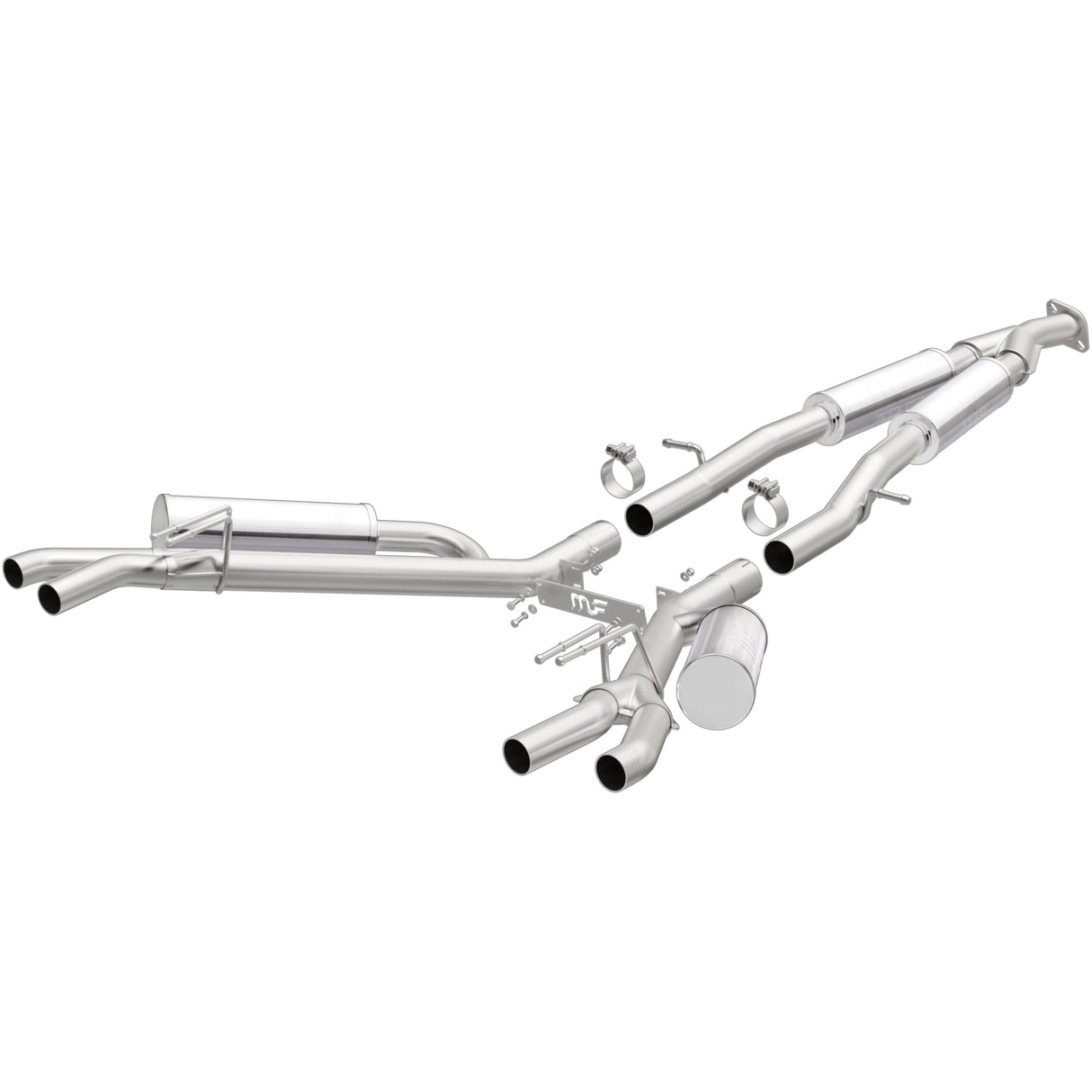 Competition Series Stainless Cat-Back System MagnaFlow Exhaust Products Exhaust System Kit  AXOPROS