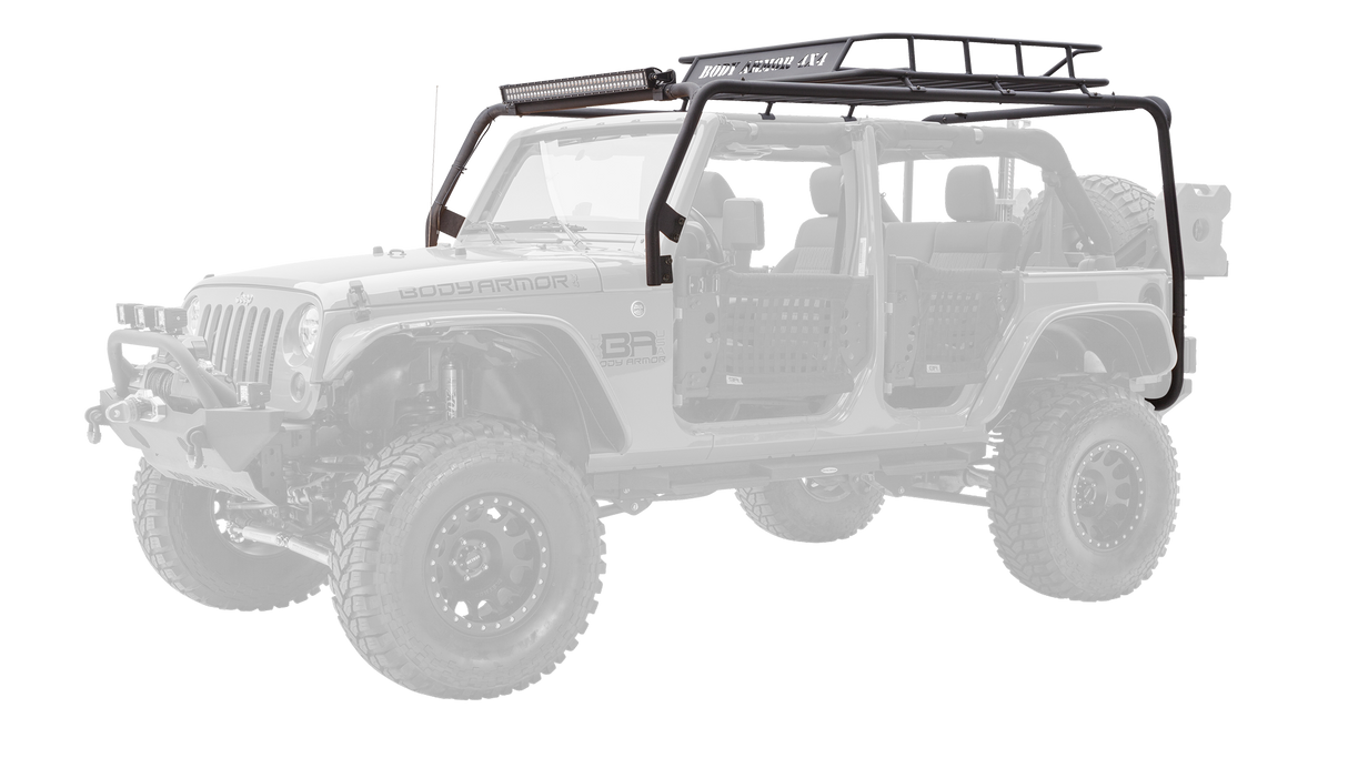 Body Armor 4x4 - JK-6124-2 - Roof Rack Body Armor 4x4 Roof Rack  AXOPROS