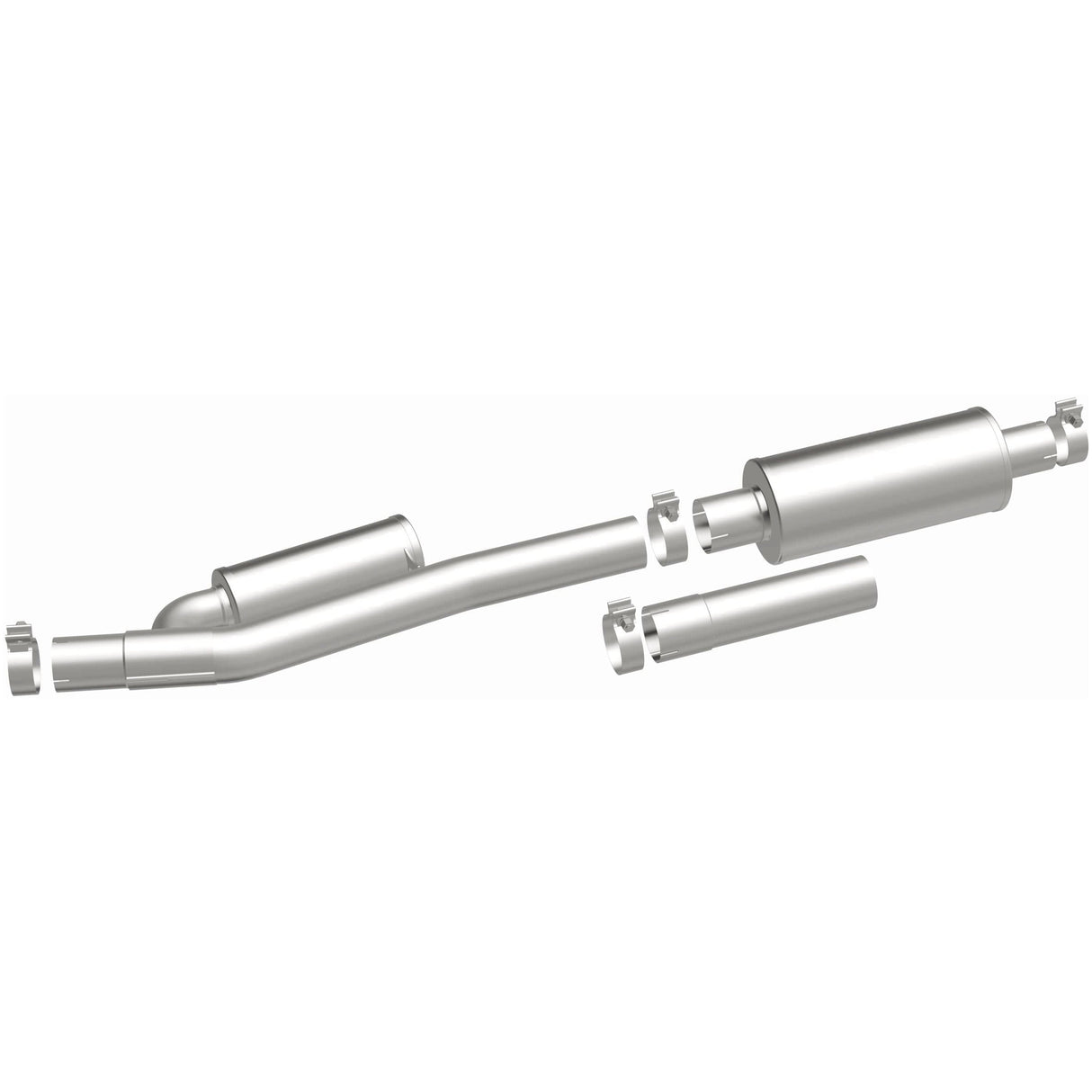 Direct-Fit Muffler Replacement Kit With Muffler MagnaFlow Exhaust Products Exhaust Muffler Kit  AXOPROS