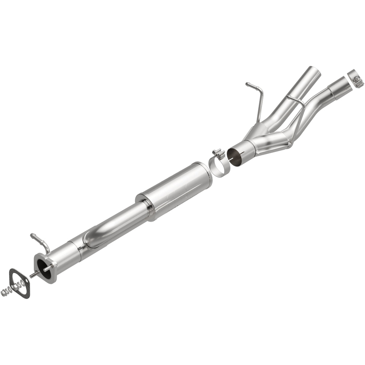 Direct-Fit Muffler Replacement Kit With Muffler MagnaFlow Exhaust Products Exhaust Muffler Kit  AXOPROS