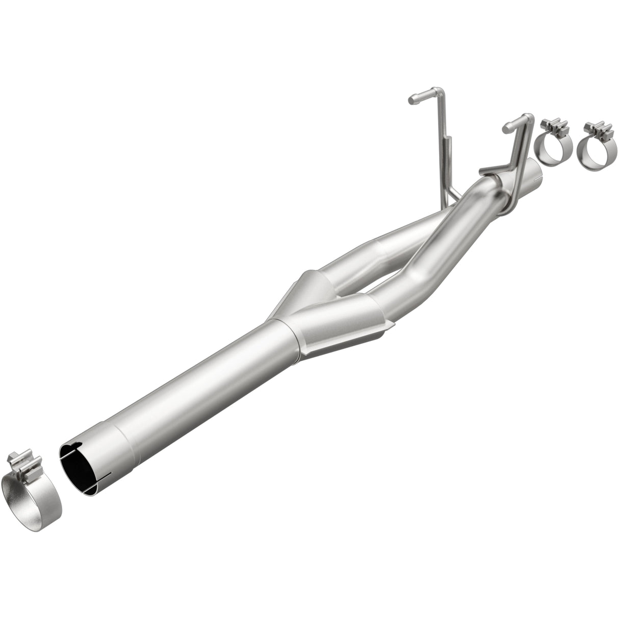 Direct-Fit Muffler Replacement Kit Without Muffler MagnaFlow Exhaust Products Exhaust Muffler Kit  AXOPROS