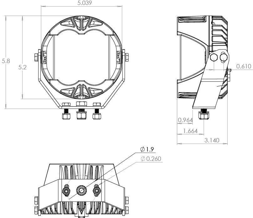LP4 Pro LED Auxiliary Light Pod Pair Baja Designs Auxiliary Light  AXOPROS