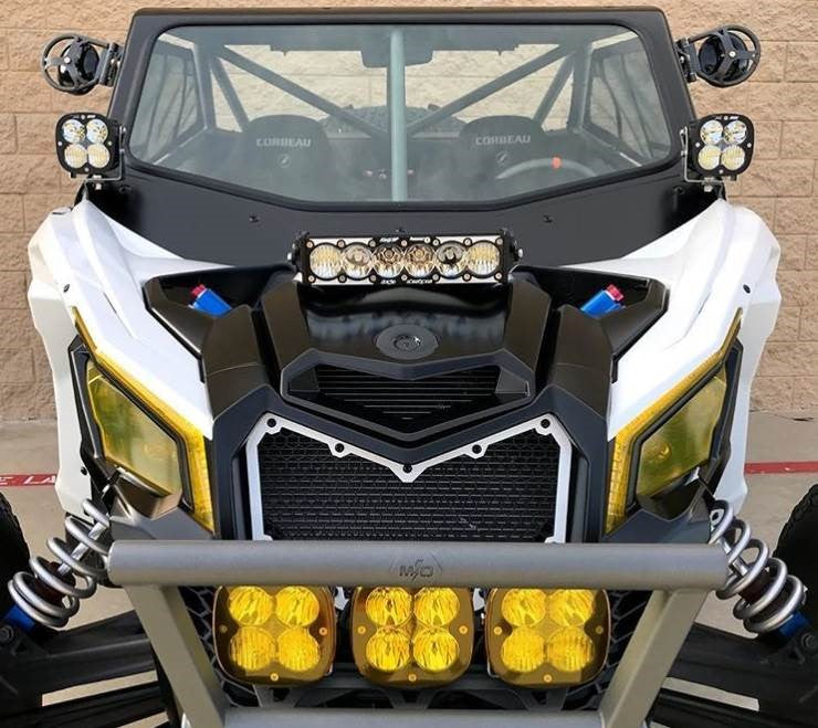 OnX6+ LED/Laser Hybrid 10 Inch Shock Mount Light Bar Kit Baja Designs Light Bar  AXOPROS