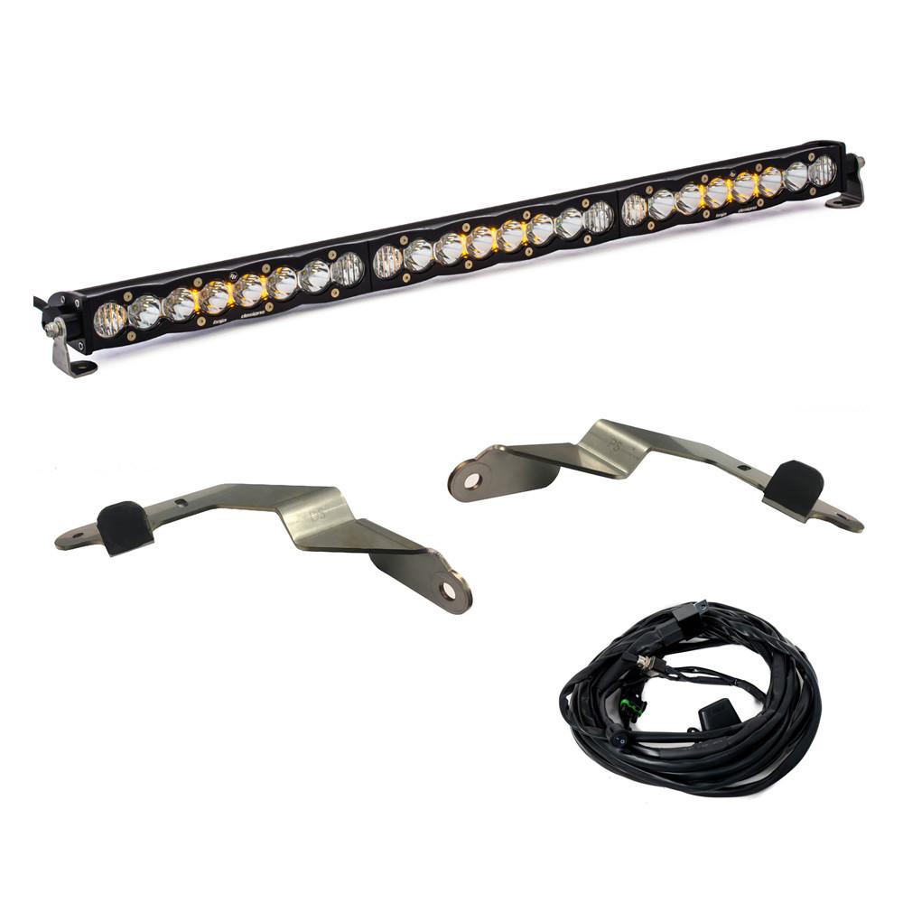 S8 30 Inch Grille Lower Light Kit Baja Designs Light Bar  AXOPROS