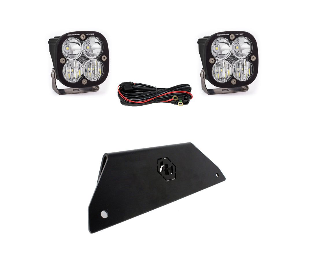 Squadron Sport Bumper Lower Mount Light Kit Baja Designs Auxiliary Light  AXOPROS