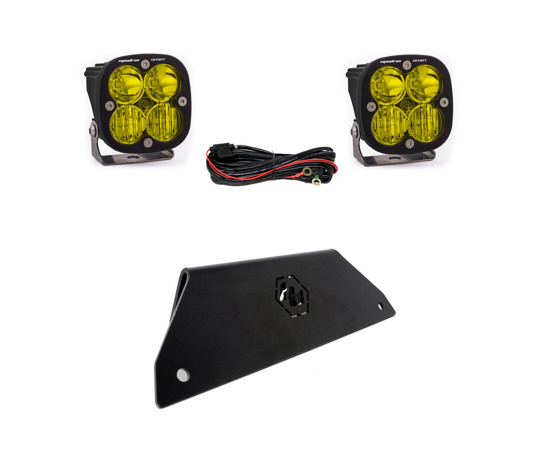 Squadron Sport Bumper Lower Mount Light Kit Baja Designs Auxiliary Light  AXOPROS