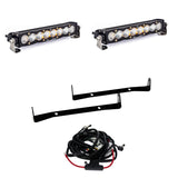 S8 Dual 10 Inch Grille Upper Light Kit Baja Designs Light Bar  AXOPROS