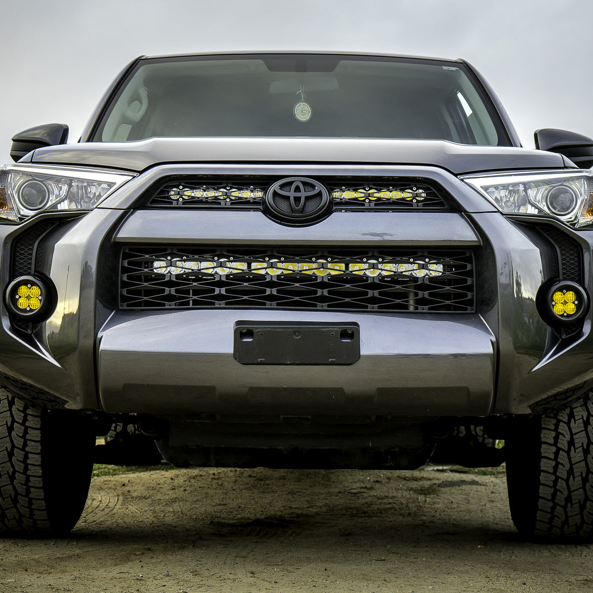 S8 Dual 10 Inch Grille Upper Light Kit Baja Designs Light Bar  AXOPROS