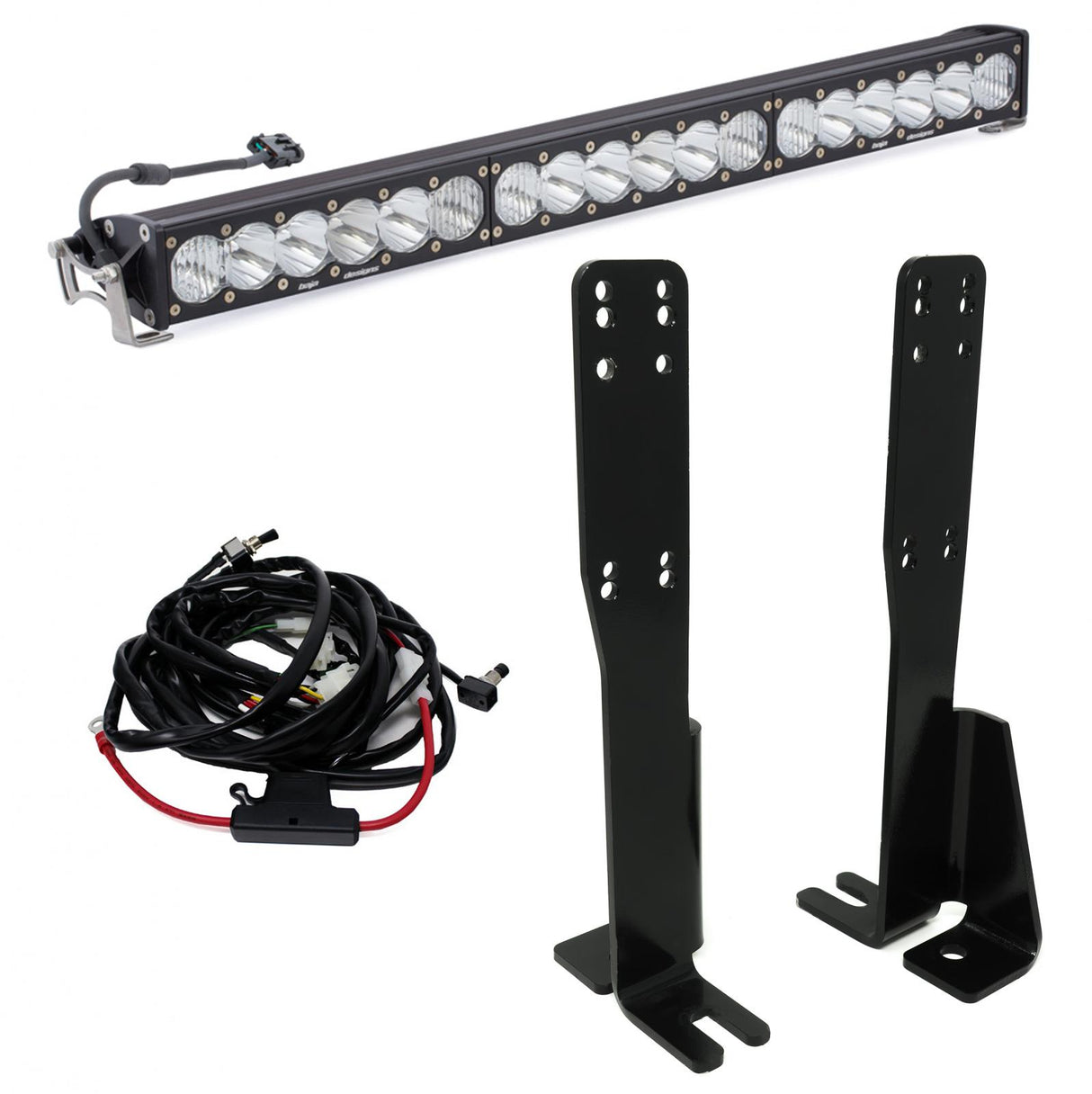 OnX6+ 30 Inch Grille Lower Light Kit Baja Designs Light Bar  AXOPROS