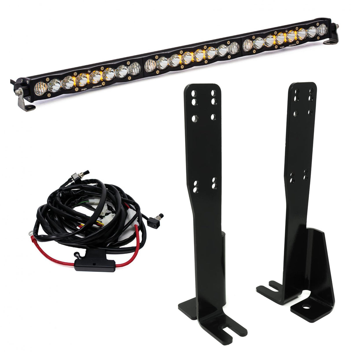 S8 30 Inch Grille Lower Light Kit Baja Designs Light Bar  AXOPROS