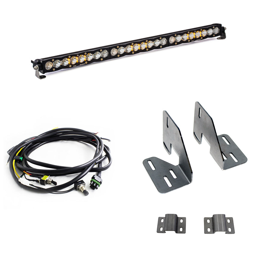 S8 30 Inch Grille Light Bar Kit Baja Designs Light Bar  AXOPROS