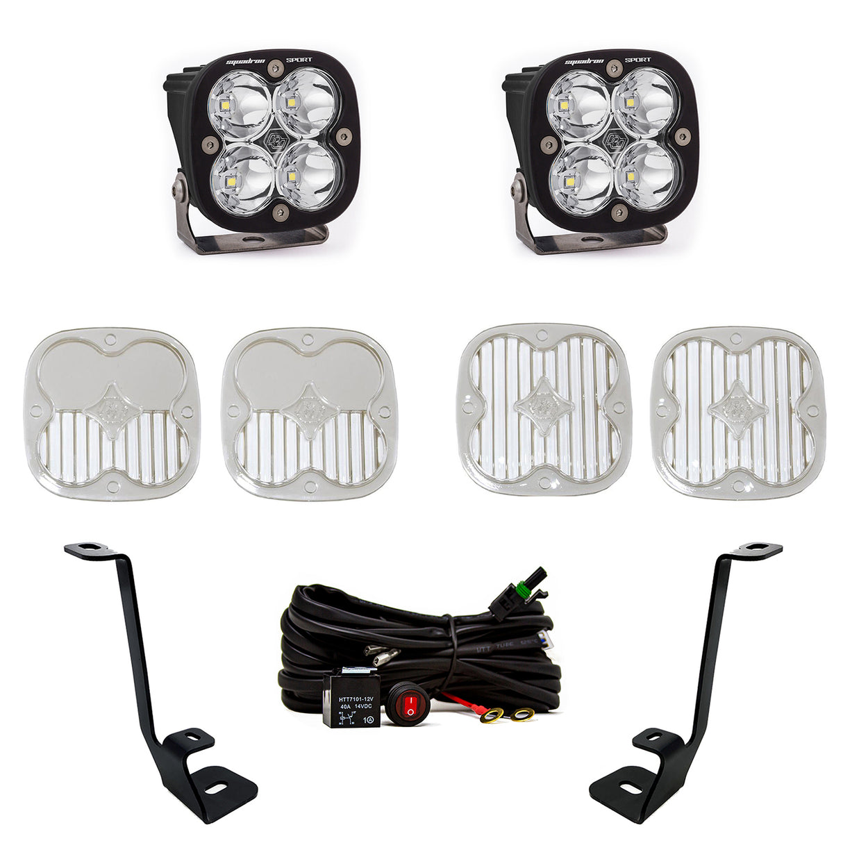 Squadron Sport A-Pillar Light Kit Baja Designs Auxiliary Light  AXOPROS