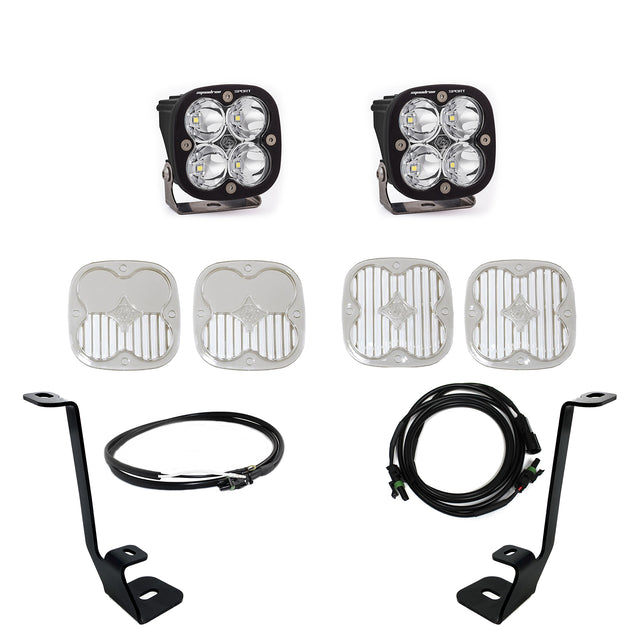 Squadron Sport A-Pillar Light Kit Baja Designs Auxiliary Light  AXOPROS