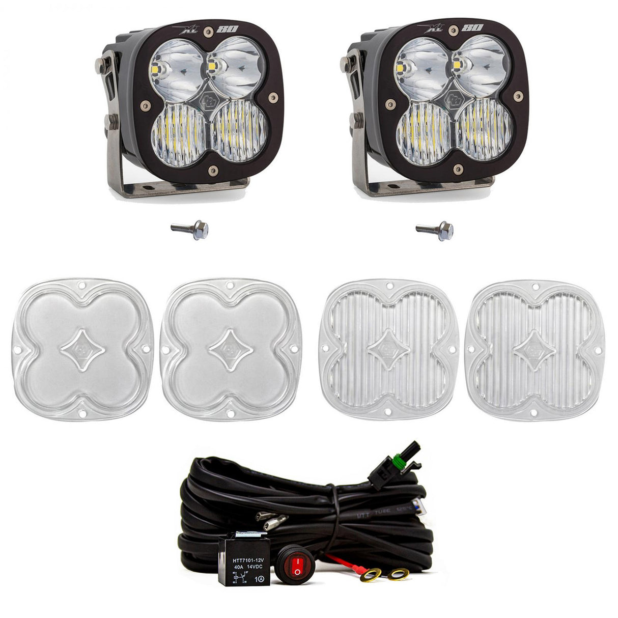 Ford XL80 A-Pillar Light Kit Baja Designs Auxiliary Light  AXOPROS