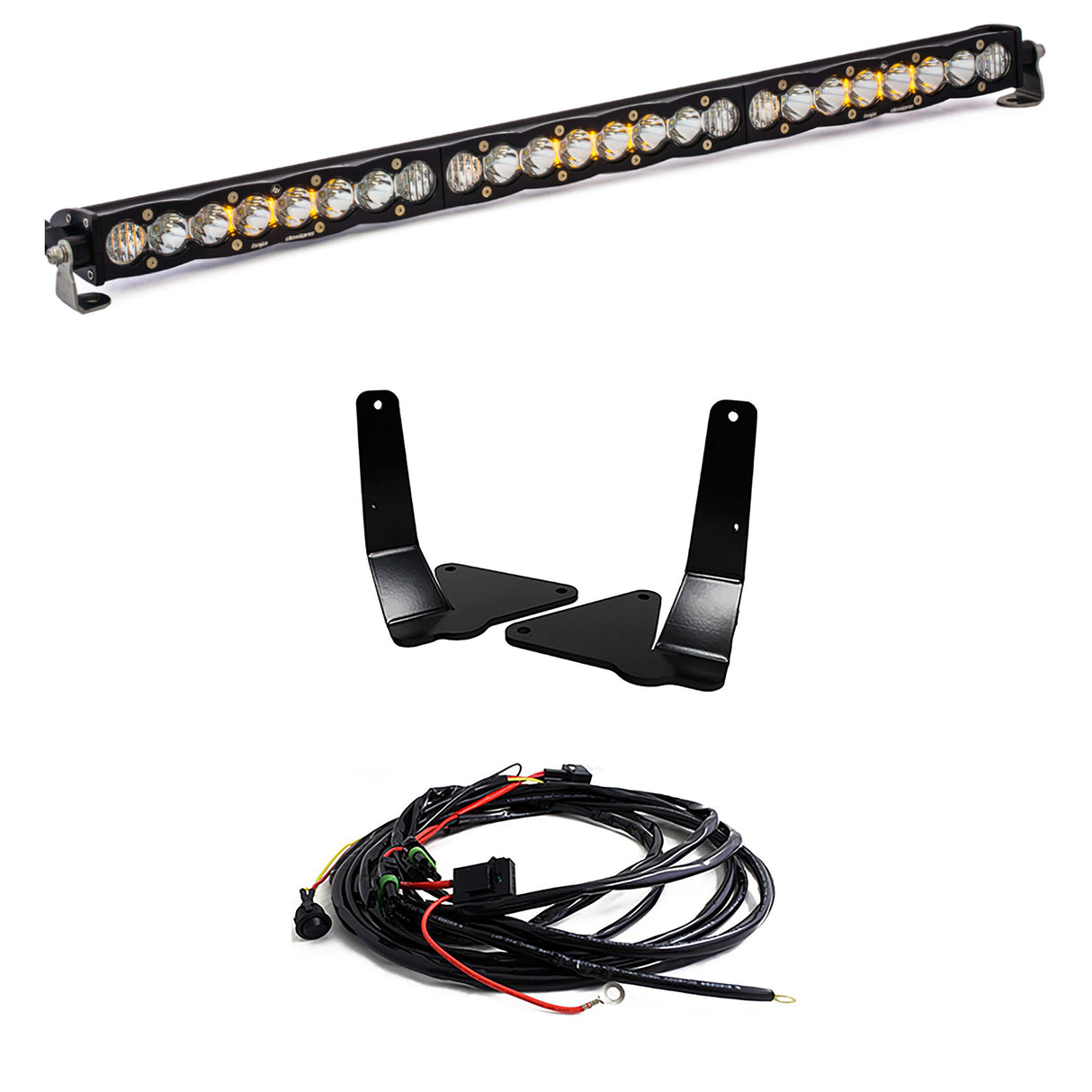 S8 30 Inch Grille Lower Light Bar Kit Baja Designs Light Bar  AXOPROS