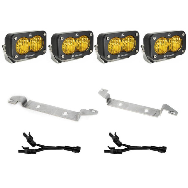 S2 Sport Dual Fog Pocket Light Kit Baja Designs Fog Light Kit  AXOPROS
