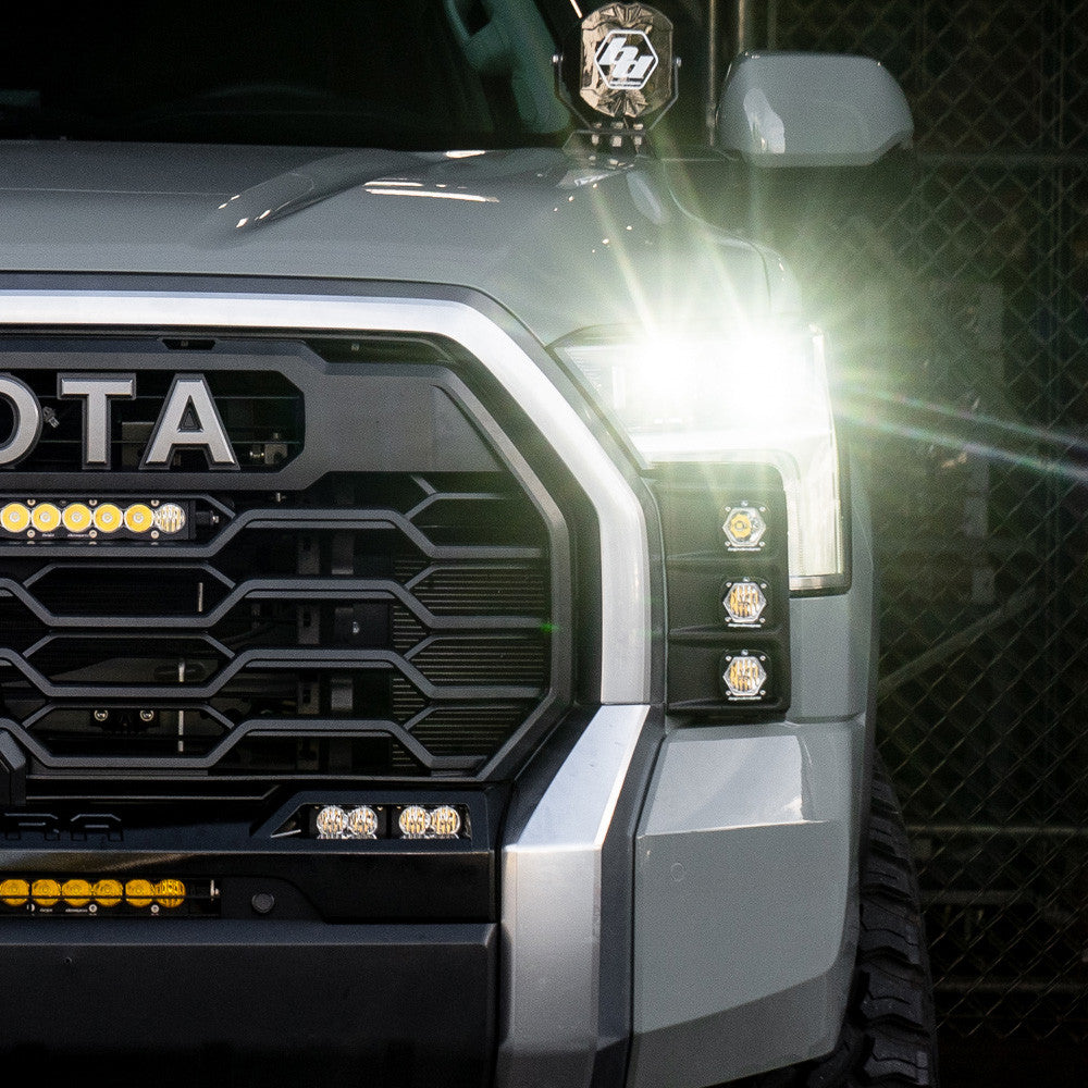 2022-On Toyota Tundra S1 Vent Kit Baja Designs Light Bar Mounting Kit  AXOPROS