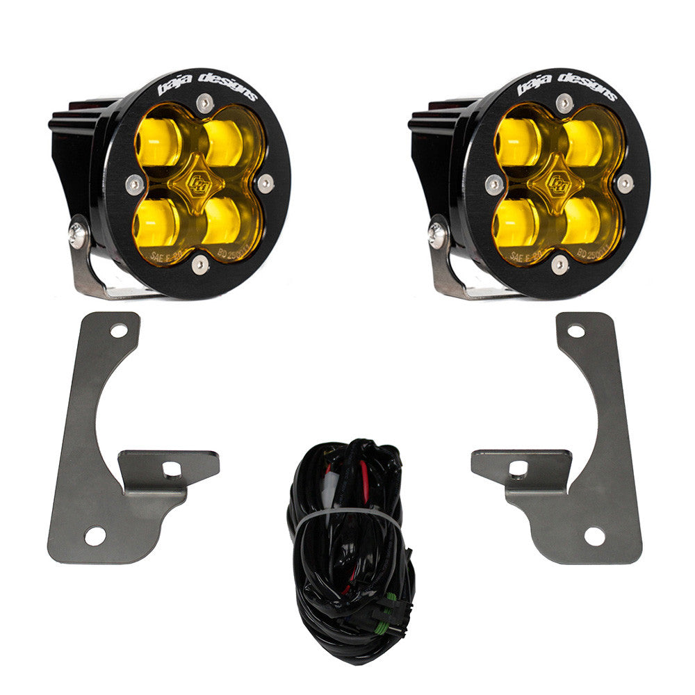 Jeep JK Squadron-R SAE Fog Pocket Light Kit Baja Designs Fog Light Kit  AXOPROS