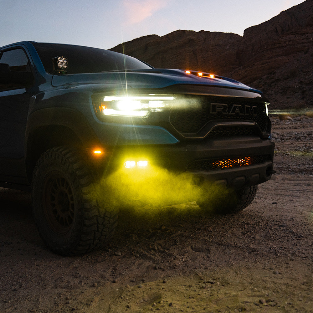 Dodge/Ram Dual S2 SAE Fog Pocket Light Kit Baja Designs Fog Light Kit  AXOPROS