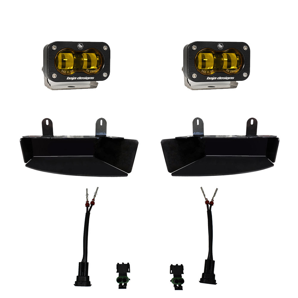 Dodge  Ram S2 SAE Fog Pocket Light Kit Baja Designs Fog Light Kit  AXOPROS