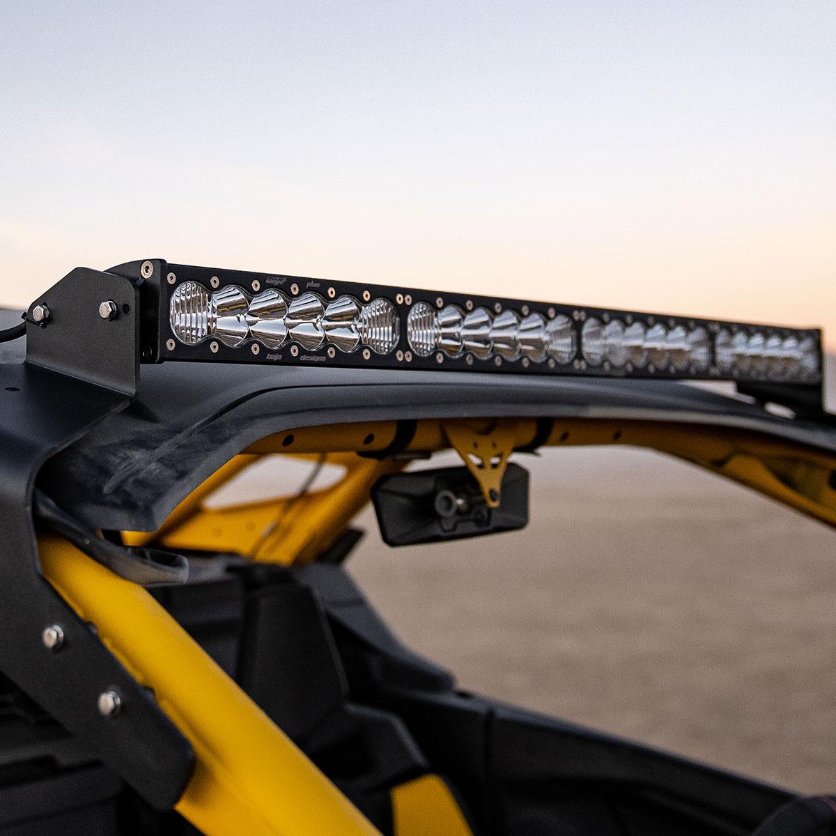 Can-Am Maverick R 40" OnX6+ Roof Mount Kit Baja Designs Headlight Conversion Kit  AXOPROS