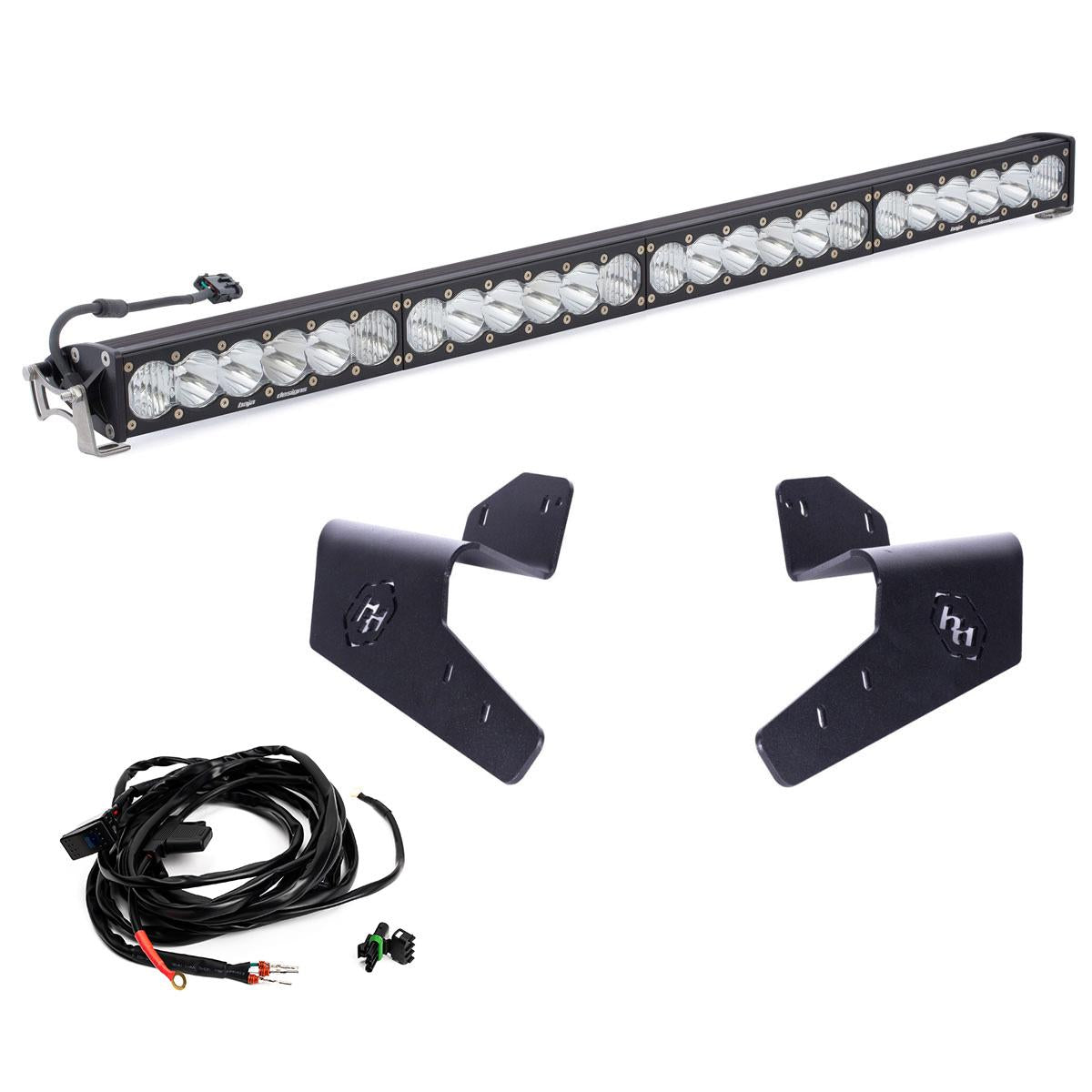 Can-Am Maverick R 40" OnX6+ Roof Mount Kit Baja Designs Headlight Conversion Kit  AXOPROS