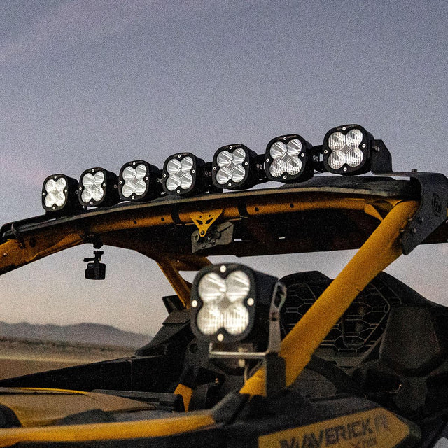 Can-Am Maverick R 7XL Linkable Roof Mount Kit Baja Designs Headlight Conversion Kit  AXOPROS