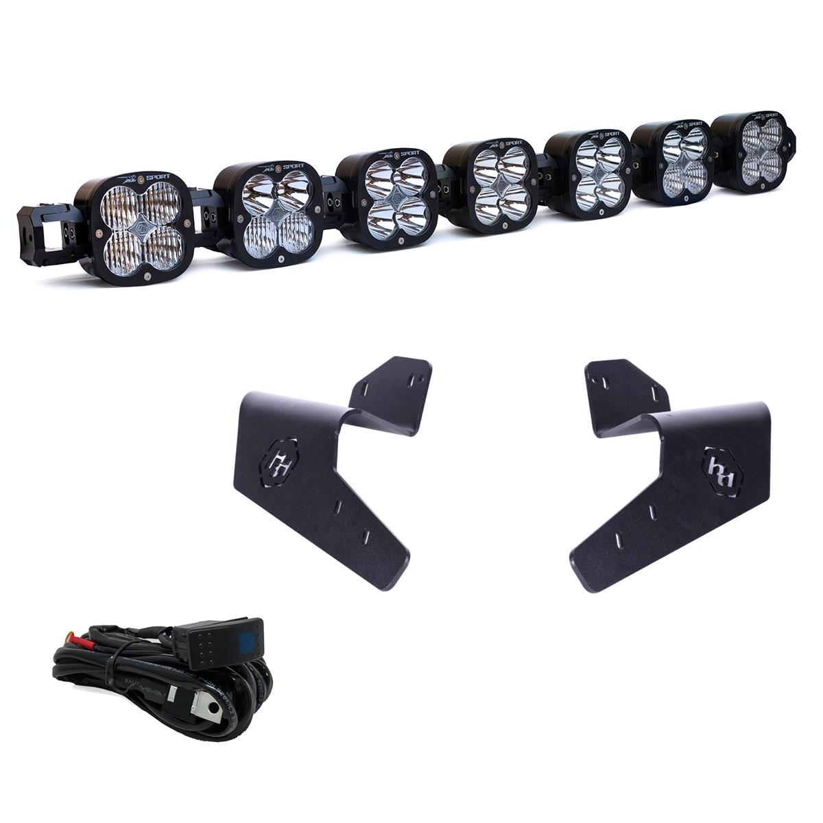 Can-Am Maverick R 7XL Linkable Roof Mount Kit Baja Designs Headlight Conversion Kit  AXOPROS