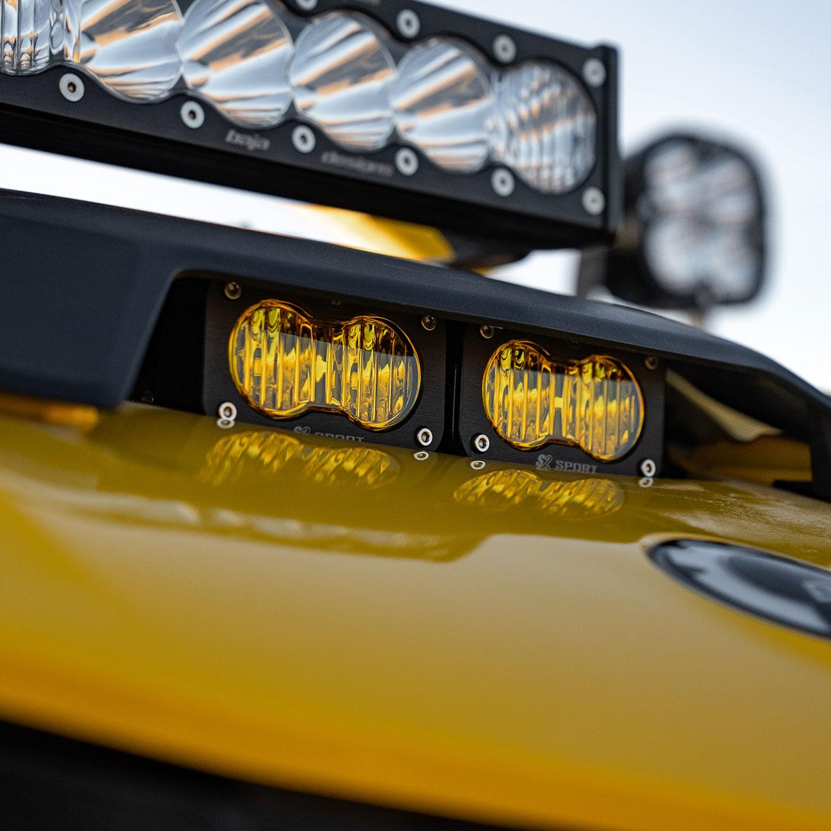 Can-Am Maverick R Dual S2 Pro Hood Kit Baja Designs Headlight Conversion Kit  AXOPROS