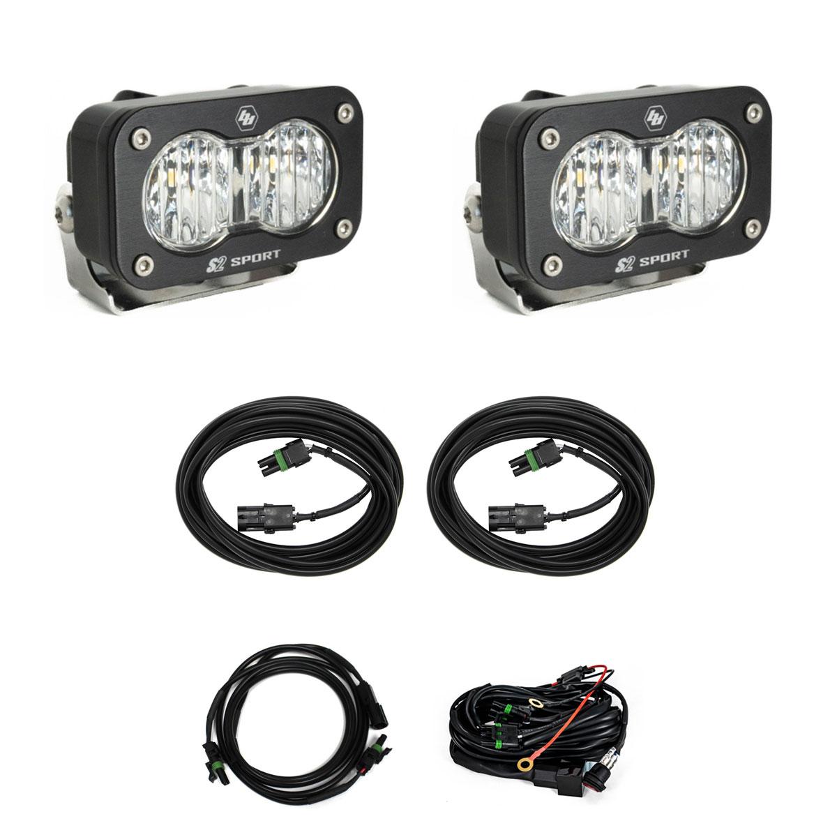 S2 Sport Dual Reverse Light Kit Baja Designs Back Up Light Set  AXOPROS