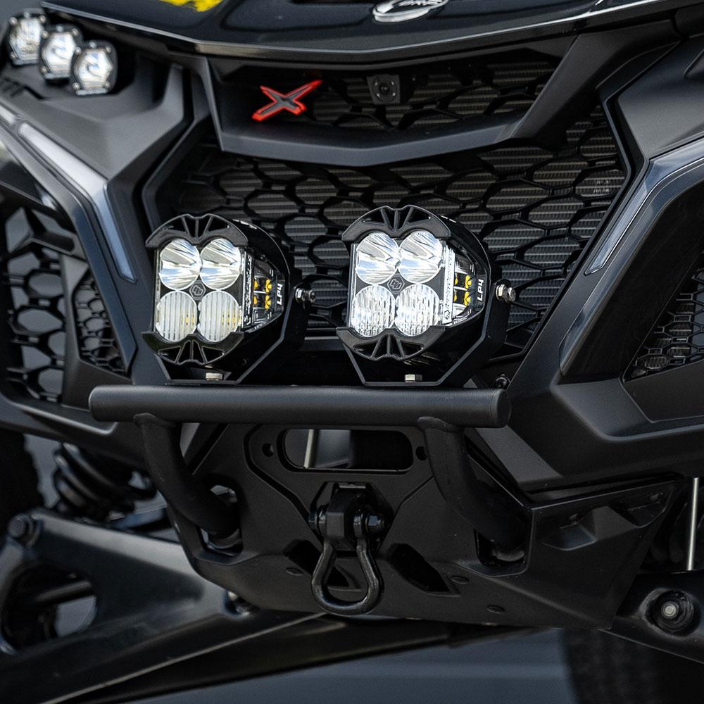 Can-Am Maverick R Push Bar Bumper Light Kits Baja Designs Auxiliary Light  AXOPROS
