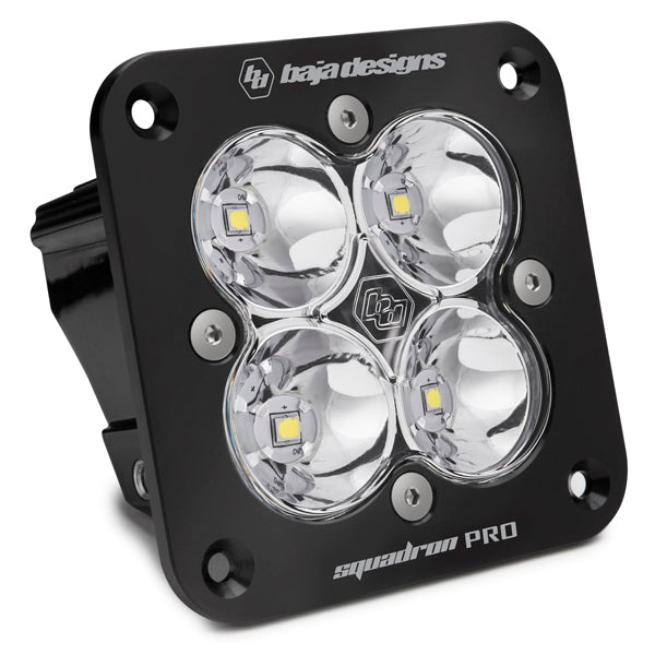 Squadron Pro Black Flush Mount LED Auxiliary Light Pod Baja Designs Auxiliary Light  AXOPROS