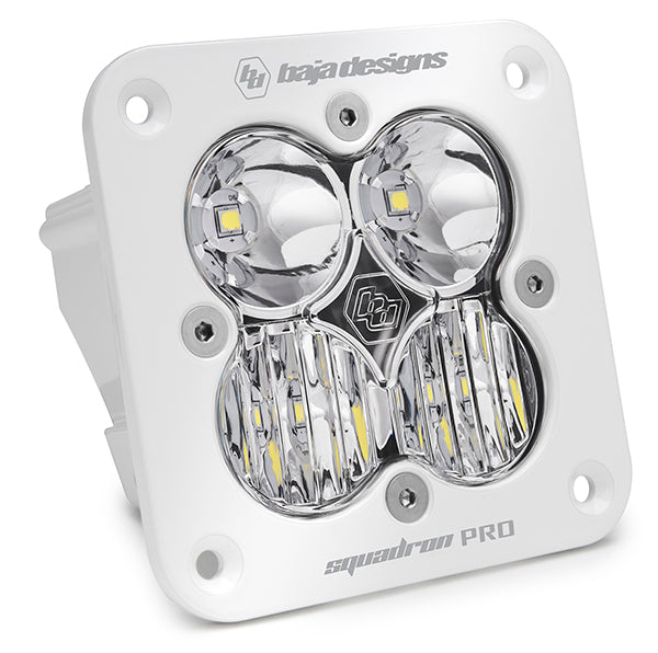 Squadron Pro White Flush Mount LED Auxiliary Light Pod Baja Designs Auxiliary Light  AXOPROS