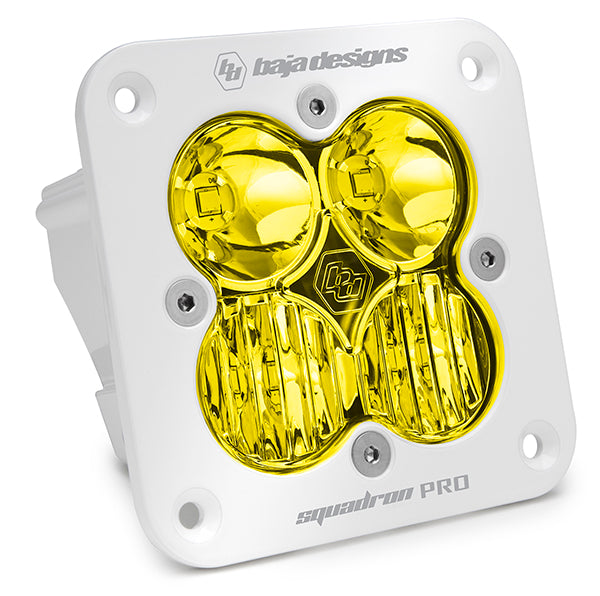 Squadron Pro White Flush Mount LED Auxiliary Light Pod Baja Designs Auxiliary Light  AXOPROS