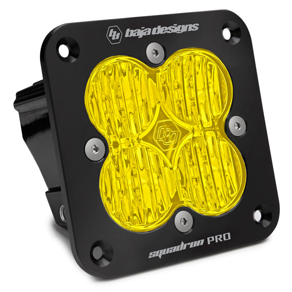 Squadron Pro Black Flush Mount LED Auxiliary Light Pod Baja Designs Auxiliary Light  AXOPROS