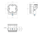 XL Pro LED Auxiliary Light Pod Baja Designs Auxiliary Light  AXOPROS