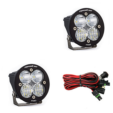 Squadron-R Pro Black LED Auxiliary Light Pod Pair Baja Designs Auxiliary Light  AXOPROS