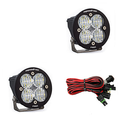 Squadron-R Pro Black LED Auxiliary Light Pod Pair Baja Designs Auxiliary Light  AXOPROS