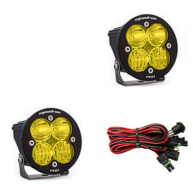 Squadron-R Pro Black LED Auxiliary Light Pod Pair Baja Designs Auxiliary Light  AXOPROS