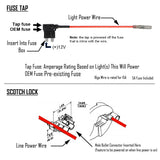 Fuse Tap Kit Baja Designs Auxiliary Light Wiring  AXOPROS