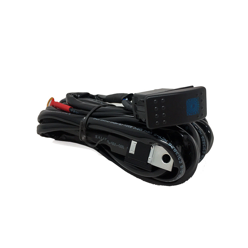 OnX6/S8 (10"-30") / XL UTV On/Off Rocker Switch Wiring Harness Baja Designs Auxiliary Light Wiring  AXOPROS