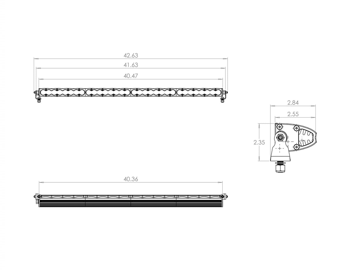 S8 Straight LED Light Bar Baja Designs Light Bar  AXOPROS