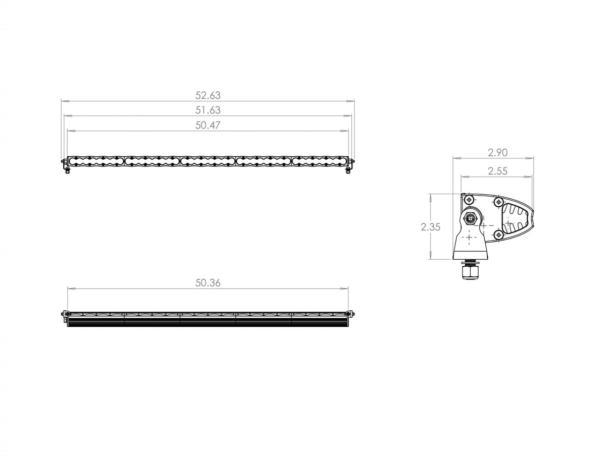 S8 Straight LED Light Bar Baja Designs Light Bar  AXOPROS
