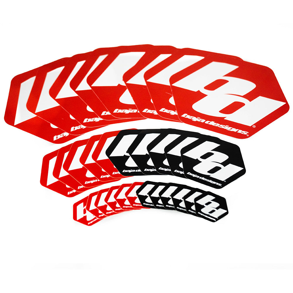 Baja Designs Sticker Pack Baja Designs Promotional Item  AXOPROS