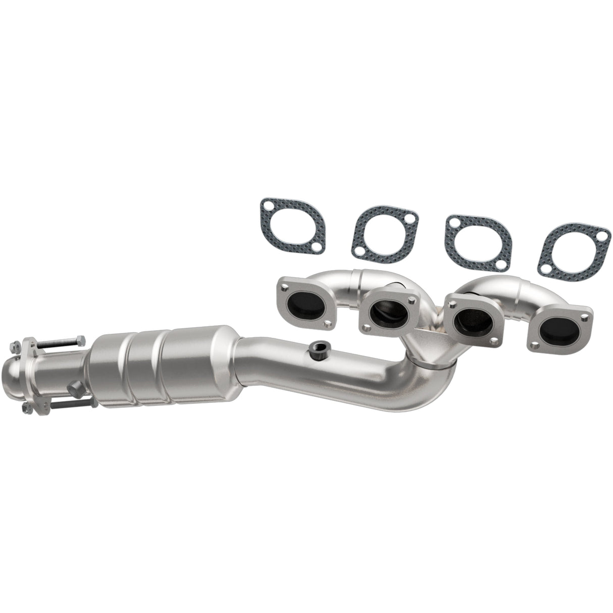 HM Grade Manifold Catalytic Converter MagnaFlow Exhaust Products Catalytic Converter with Integrated Exhaust Manifold  AXOPROS