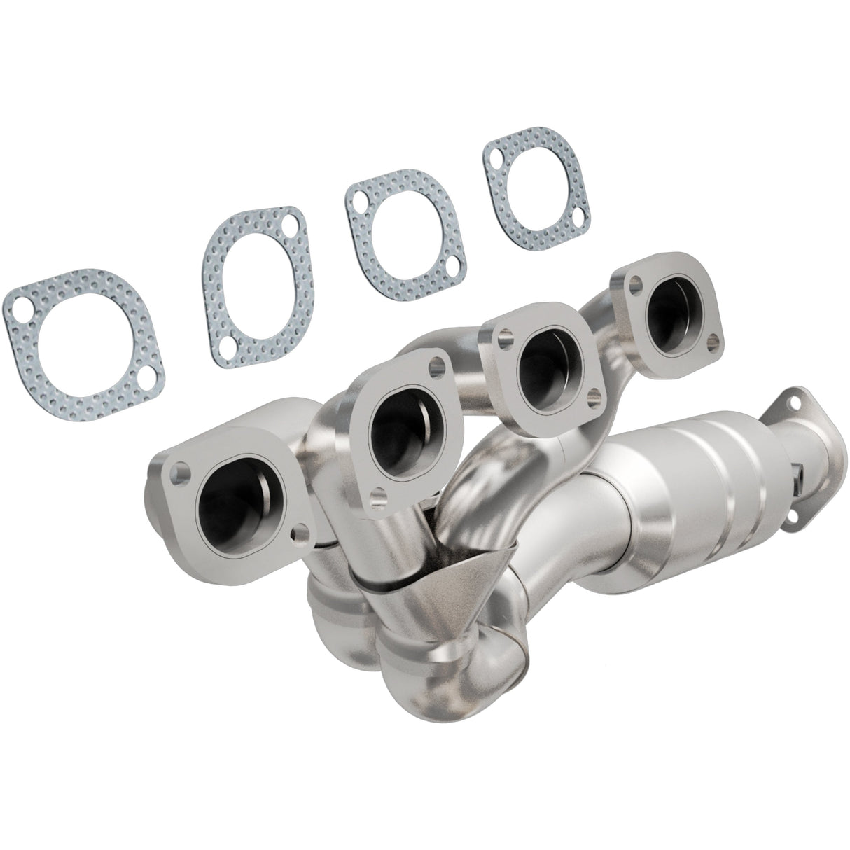 HM Grade Manifold Catalytic Converter MagnaFlow Exhaust Products Catalytic Converter with Integrated Exhaust Manifold  AXOPROS